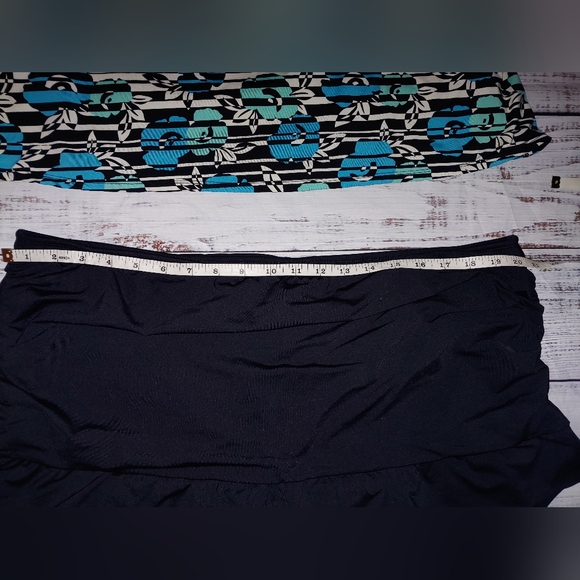 Apt 9 Tankini Swimsuit, Skirted Bottoms, 3X - Picture 5 of 13